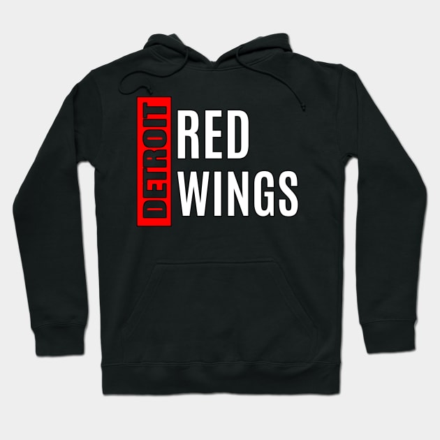 Red wings modern Hoodie by Cahya. Id